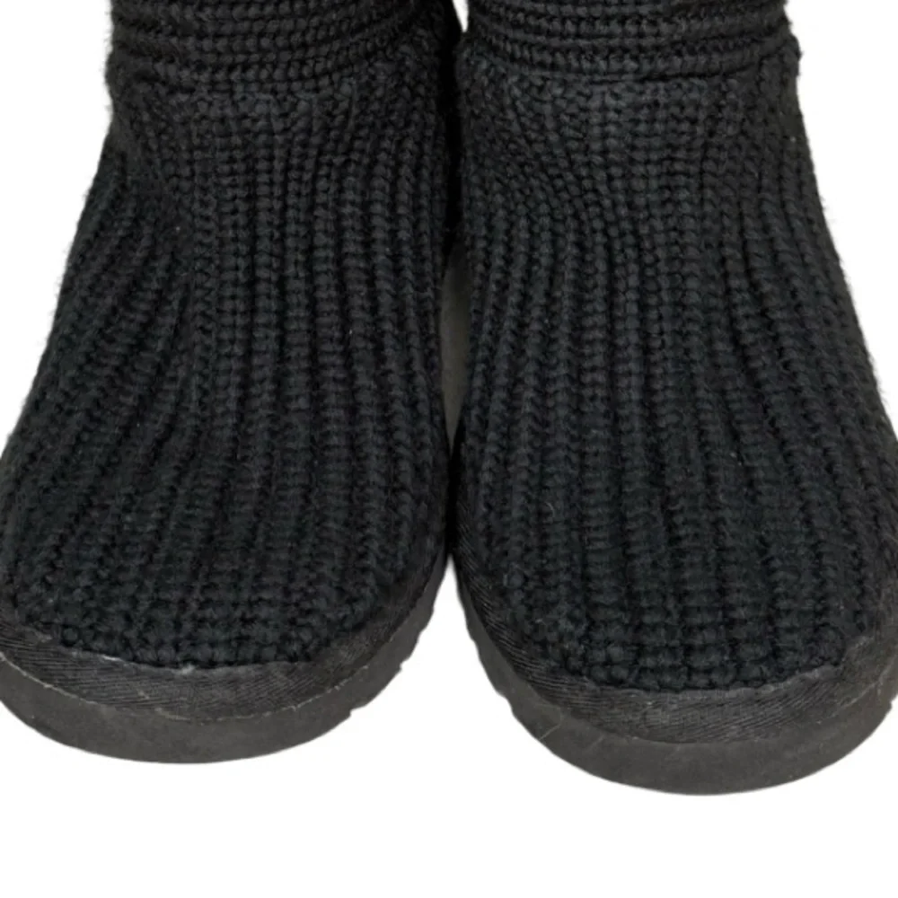 UGG Classic Cardy Knit Button Boots Grunge Cozy - Picture 11 of 12